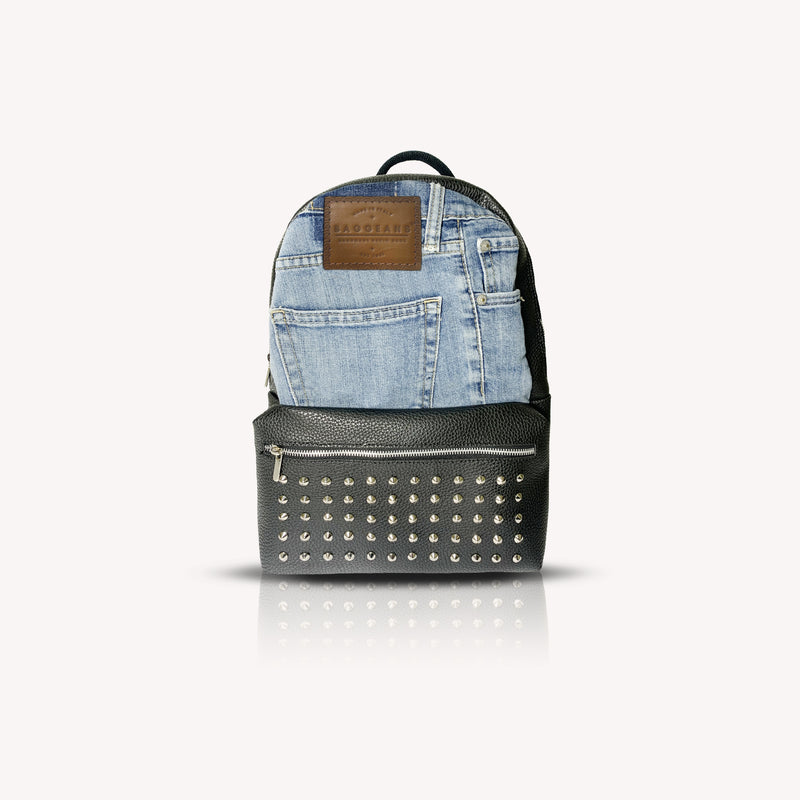 Gestreifter Rucksack